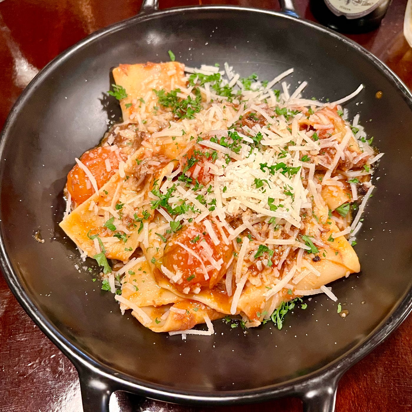 Slow-Cooked Beef Ragù with Pappardelle (Italian Sunday Sauce with Red Wine and Rosemary)