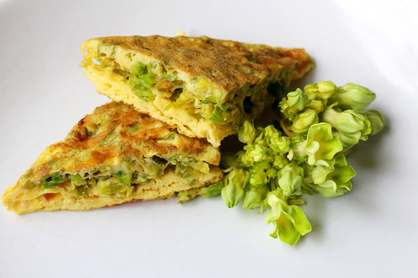 食用花のタイ風オムレツ｜卵と野菜だけの簡単カイチアオ